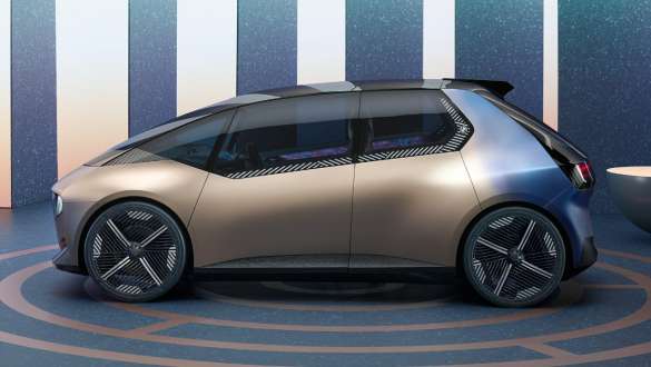 BMW i Vision Circular 2021 Diseño exterior, vista lateral BMW i Vision Circular 2021 Vehículo Vision, diseño exterior, vista lateral