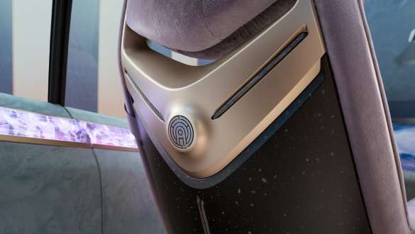 Fácil desmontaje BMW i Vision Circular 2021 BMW i Vision Circular 2021 Vehículo Vision, diseño interior, fácil desmontaje, sujeciones rápidas