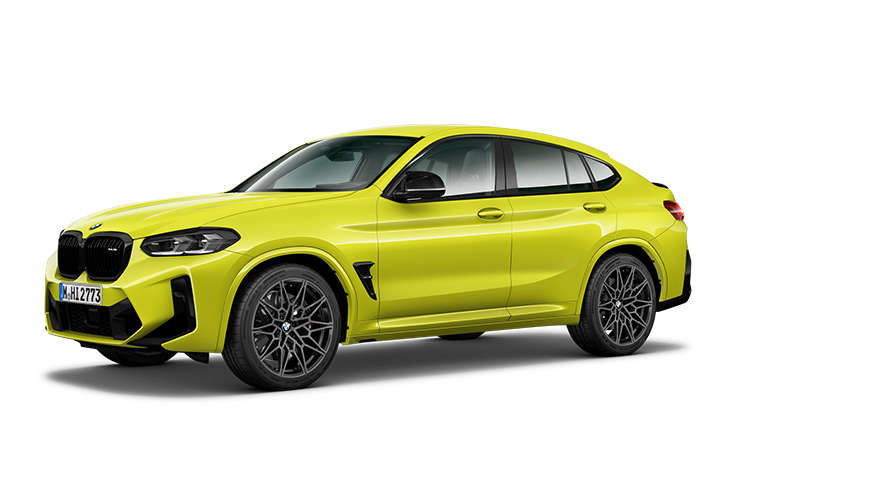 BMW serie M BMW X4 M F98, vista de tres cuartos del lateral BMW serie M BMW X4 M F98, vista de tres cuartos del lateral