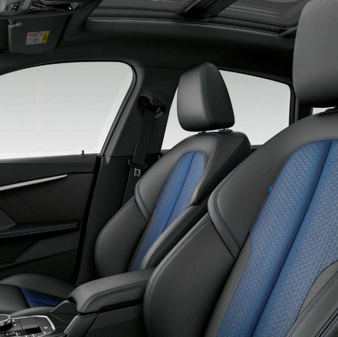 Asientos deportivos en Trigon Sensatec Schwarz nuevo BMW Serie 2 Gran Coupé Acabado M Sport F44, interior