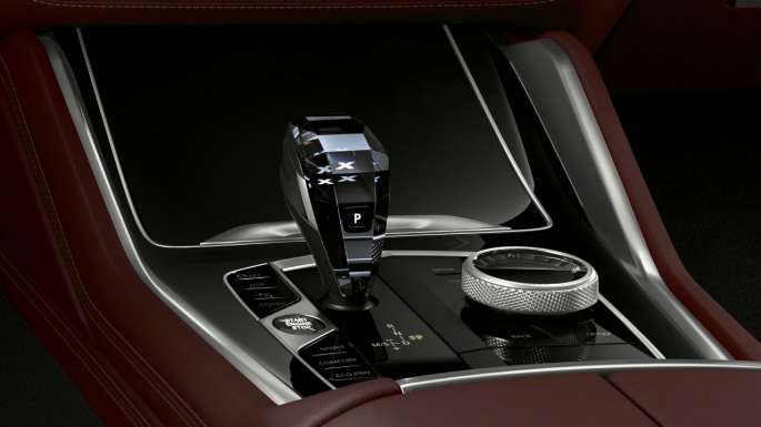 BMW X6 Interior with BMW Individual with focus on the cockpit.